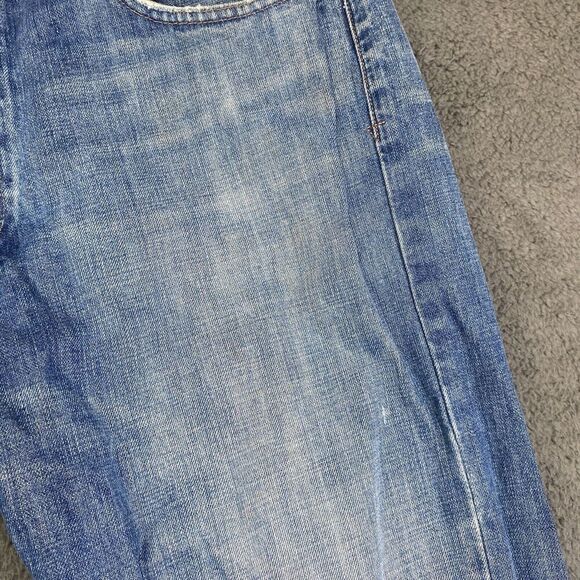 Polo Ralph Lauren Jeans Men 36x30 Faded Blue Vintage 67 Straight Cotton Wide Y2K - Picture 5 of 14